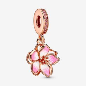 🐘🐘 S925 Sterling Silver Cherry Blossom Charm